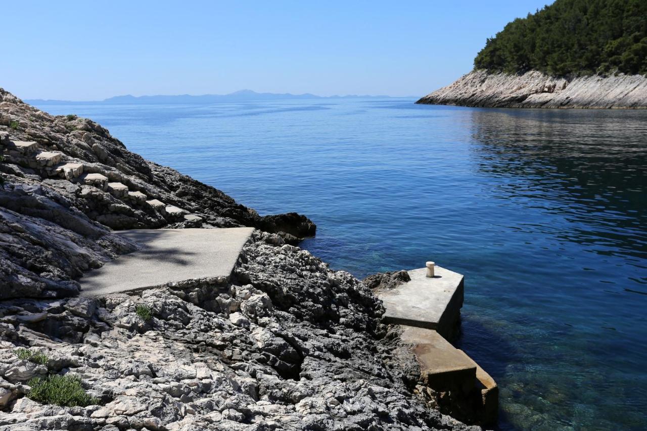 Secluded Fisherman'S Cottage Cove Bacva, Korcula - 9475 Pupnat Luaran gambar