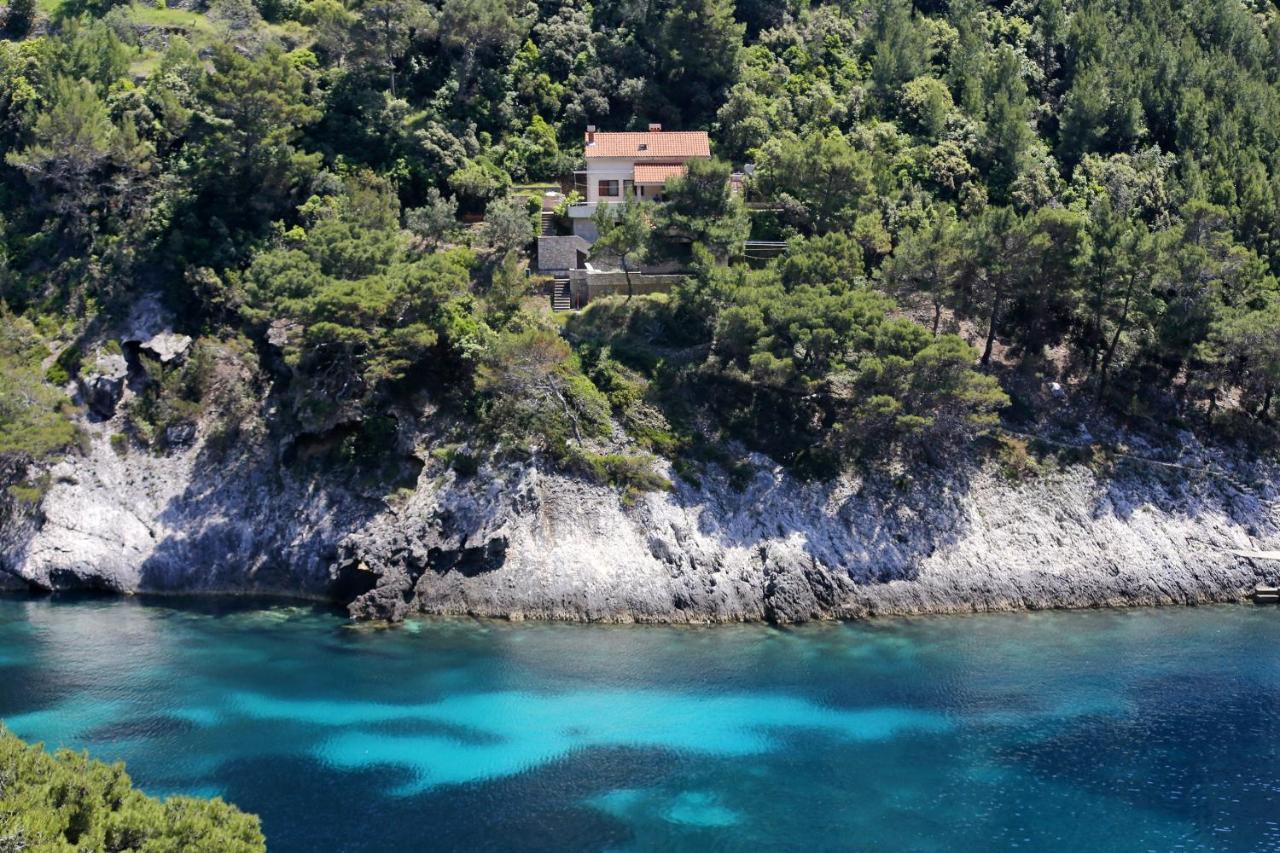 Secluded Fisherman'S Cottage Cove Bacva, Korcula - 9475 Pupnat Luaran gambar