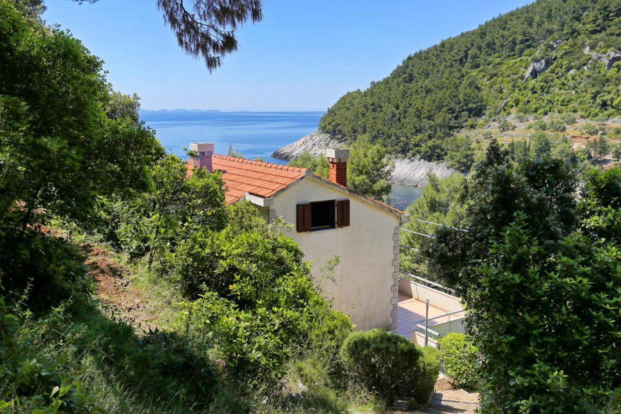 Secluded Fisherman'S Cottage Cove Bacva, Korcula - 9475 Pupnat Luaran gambar