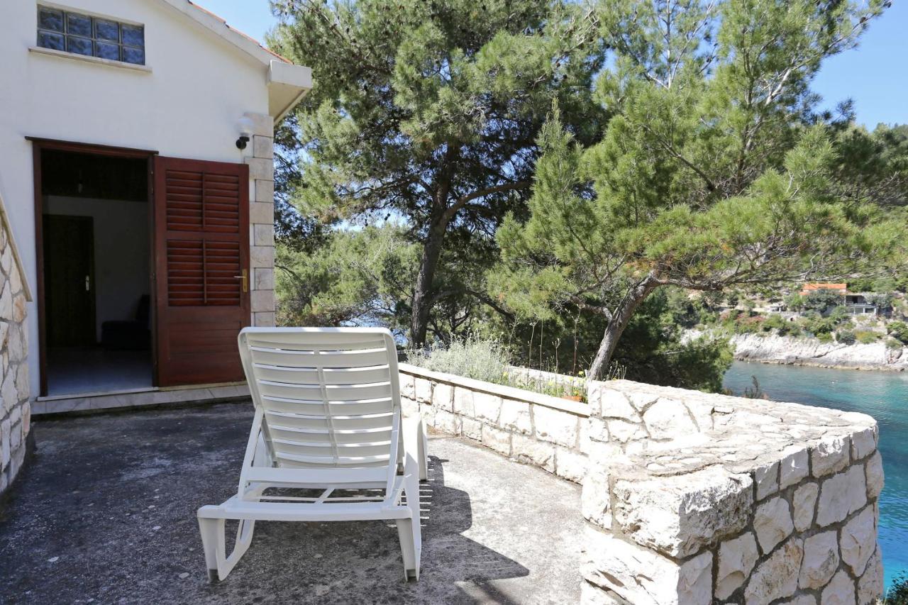 Secluded Fisherman'S Cottage Cove Bacva, Korcula - 9475 Pupnat Luaran gambar